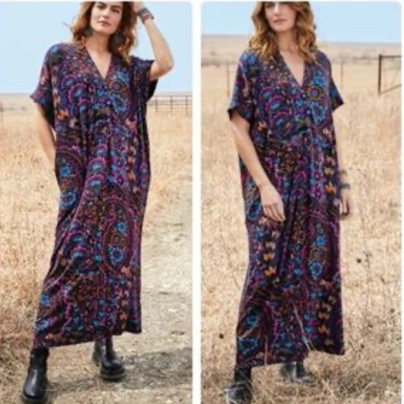Peruvian Connection Dresses & Skirts - Peruvian Connection Paisley Thebes Maxi Dress Size Small